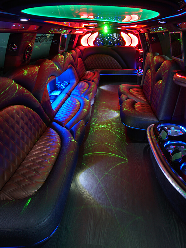 Charlotte limo service with leather seats
